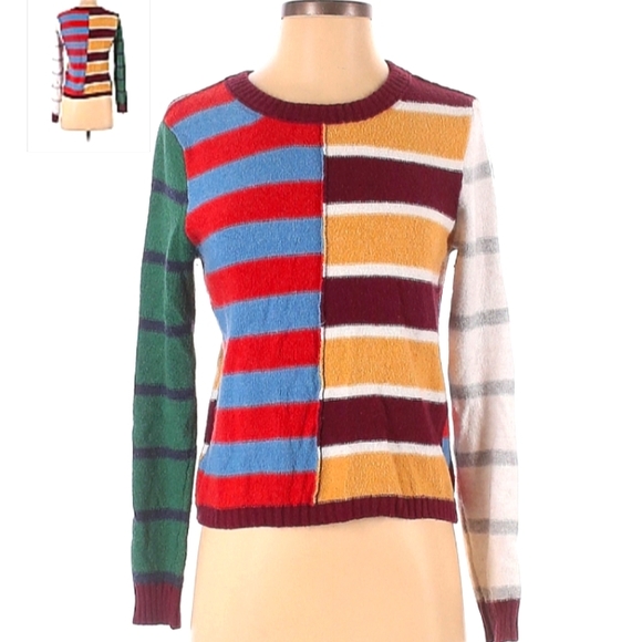 NWT American Eagle Mix Striped Sweater - Picture 1 of 3